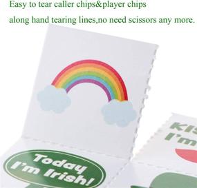 img 1 attached to MISS FANTASY St. Patrick's Day Bingo Game - Irish Party Game for St. Patty's 🍀 Day Celebrations - Fun Favor Supplies for Women, Men, and Kids - Up to 24 Players