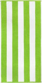 img 1 attached to 🏖️ Cabana Beach and Pool Towel 6 Pack - 30in x 60in - 2021 Updated Edition - Soft & Absorbent Terry Loop (Royal Blue, Turquoise, Green, Yellow, Orange, Pink)