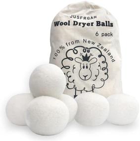 img 4 attached to Wool Dryer Balls 6-Pack: 100% Natural New Zealand Wool, 7CM (2.76 Inches), Reusable Fabric Softener | Reduce Wrinkles, Save Drying Time