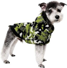 img 4 attached to Topkins Warm Fleece Pajamas for Small to Medium Dogs and Cats - Winter Onesies Coat Pet Clothes Outfit