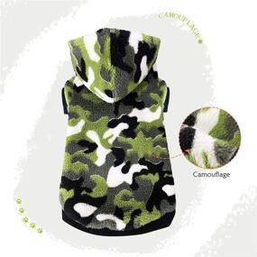 img 2 attached to Topkins Warm Fleece Pajamas for Small to Medium Dogs and Cats - Winter Onesies Coat Pet Clothes Outfit