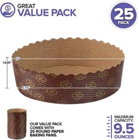 img 3 attached to Paper Baking Pans Pack Disposable Kitchen & Dining for Bakeware