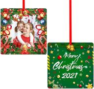 sicohome christmas double side personalized decoration logo