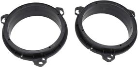 img 2 attached to 🔊 RED WOLF Rear Door Speaker Adapter Rings | Compatible with Toyota, Lexus, Scion (1998-2015)