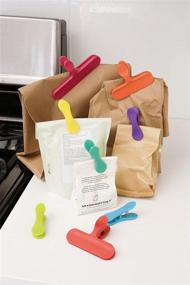 img 3 attached to 🌈 Kikkerland Rainbow Bag Clips: Colorful Set of 8 Clips for Versatile Food Storage