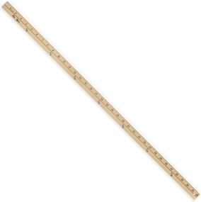 img 4 attached to 📏 Dritz Wooden Yardstick, 1/4 x 36-Inch, Natural: Durable and Versatile Measuring Tool for Precision Crafting and Home Projects