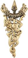 🐺 empower your style with the bronze wolf berserker viking rune pendant logo