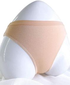 img 3 attached to 🩲 Daydance Girl's Women's Ballet Briefs Tan Seamless Dance Underwear: Extra Size Comfort