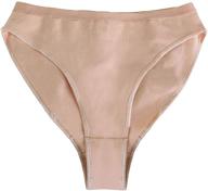 🩲 daydance girl's women's ballet briefs tan seamless dance underwear: extra size comfort логотип