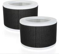 🧬 flintar epi810 true hepa replacement filter - compatible with koios and mooka epi810 air purifier - 3-stage h13 true hepa filtration - 2-pack логотип