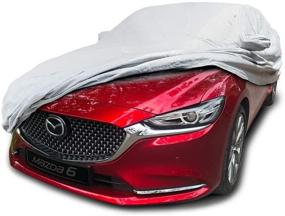 img 4 attached to 🚗 2009-2018 Mazda 6 Car Cover - Custom Fit, Heavy Duty, Weatherproof, Ultrashield Cover by CarsCover