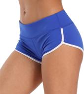 eneessi booty shorts for women - high waist workout yoga running gym shorts with butt lifting effect логотип