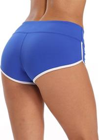 img 3 attached to ENEESSI Booty Shorts for Women - High Waist Workout Yoga Running Gym Shorts with Butt Lifting Effect