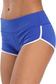 img 2 attached to ENEESSI Booty Shorts for Women - High Waist Workout Yoga Running Gym Shorts with Butt Lifting Effect