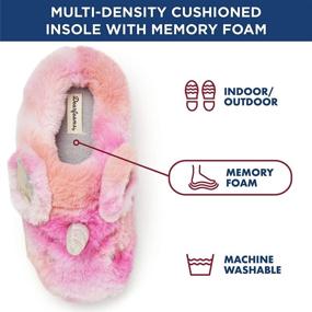 img 2 attached to Washable Animal Critter Slipper for Kids: Dearfoams Toddler Whimsical Collectible