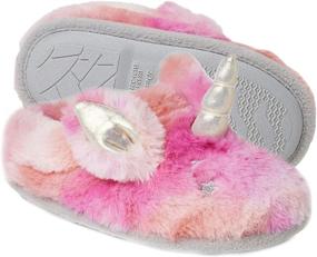 img 4 attached to Washable Animal Critter Slipper for Kids: Dearfoams Toddler Whimsical Collectible