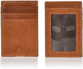 img 4 attached to Jajmo Legacy Leather Card Holder Men's Accessories