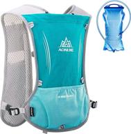 premium azarxis hydration backpack pack - stay hydrated during marathon trail races: 5l / 5.5l / 8l running vest for women and men логотип