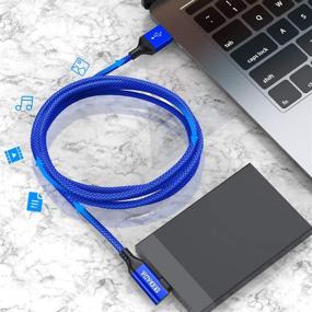 img 1 attached to Akoada Right Angle USB C Cable (2 Pack 10Ft)