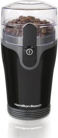 img 4 attached to ☕ Hamilton Beach Fresh Grind Electric Coffee Grinder: Stainless Steel Blades, Removable Chamber, 12 Cup Capacity - Perfect for Beans, Spices, and More! (Black)