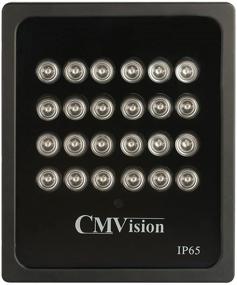 img 4 attached to 🌙 CMVision IRP24-850nm Широкоугольный 24-LED-светодиодный массив высокой мощности IR-осветитель: Улучшите обзор ночного видения с широкоугольным освещением.