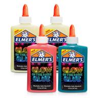 эльмерс жидкий, делающийся стираемым, разноцветный логотип