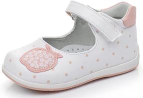 img 1 attached to 👑 Elegant Ahannie Toddler Girls Wedding Princess Flats: Stylish Shoes for Little Princesses