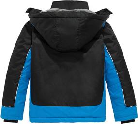 img 3 attached to ❄️ Wantdo Boys' Waterproof Ski Jacket: Warm Winter Snow Coat with Hood, Windproof Snowboarding Raincoats