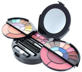 img 1 attached to 💄 Deluxe Makeup Palette (64 Colors) with Enhanced Pearl Shine