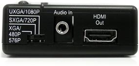 img 2 attached to 🔌 StarTech.com Composite and S-Video to HDMI Converter with Audio - Ultimate Solution for Crystal Clear Video and Audio Conversion - Black - VID2HDCON