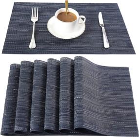 img 4 attached to 🔥 Heat Resistant and Washable Peking Placemats: Practical and Durable Table Settings