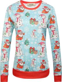 img 4 attached to SSLR Holiday Pullover Christmas Sweatshirt Outdoor Recreation and Hiking & Outdoor Recreation Clothing