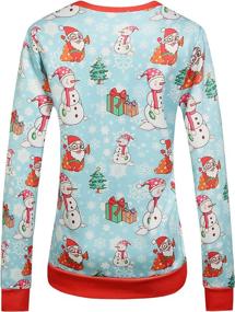 img 3 attached to SSLR Holiday Pullover Christmas Sweatshirt Outdoor Recreation and Hiking & Outdoor Recreation Clothing