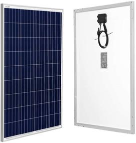 img 3 attached to 🌞 SUNGOLDPOWER 200W 12V Polycrystalline Solar Panel Module: 2x 100W Polycrystalline Solar Cell Grade A + 20A LCD PWM Solar Charge Controller Bundle with Extension Cables and Z-Brackets