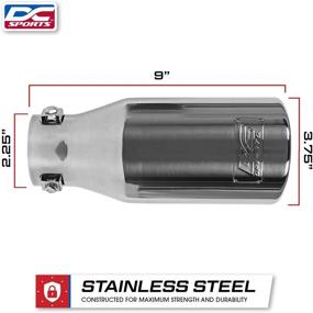 img 2 attached to DC Sports EX 1012 Muffler Tip for Enhanced Performance and Style