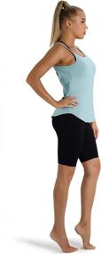 img 2 attached to Icyzone Backless Workout Running Athletic Sports & Fitness and Other Sports