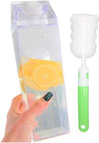 img 4 attached to Reusable Plastic Smoothie Transparent Acrylic