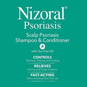 img 1 attached to 🧴 Nizoral Psoriasis Shampoo &amp; Conditioner for Scalp, 11 Ounce
