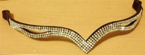img 1 attached to Cwell Equine Shaped Crystal Browband