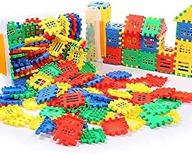 блокирующиеся строительные блоки dejun toys логотип