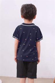 img 3 attached to NAVINS Toddler Athletic T Shirt Clothing Boys' Clothing and Clothing Sets