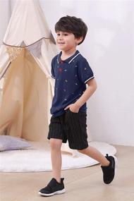 img 2 attached to NAVINS Toddler Athletic T Shirt Clothing Boys' Clothing and Clothing Sets