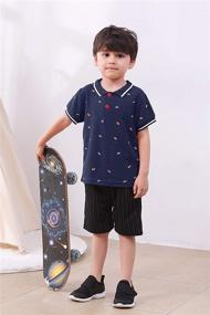 img 1 attached to NAVINS Toddler Athletic T Shirt Clothing Boys' Clothing and Clothing Sets