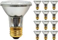 💡 (pack of 12) 39 watt high output par20 flood halogen light bulbs - 50w replacement - 120v logo