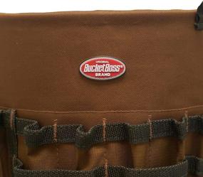 img 2 attached to 🪣 Bucket Boss The Bucketeer Brown Bucket Tool Organizer: Efficient Storage Solution with Style, 10030