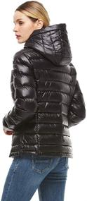 img 2 attached to 🧥 universo Lightweight Women's Down Jacket - Packable Puffer Coats for Winter Outerwear with Removable Hood