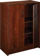 🚪 closetmaid dark cherry 1307: efficient stackable 2-door closet organizer logo