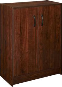 img 3 attached to 🚪 ClosetMaid Dark Cherry 1307: Efficient Stackable 2-Door Closet Organizer