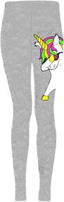 img 1 attached to Dabbing Unicorn Sleeve T Shirt Leggings