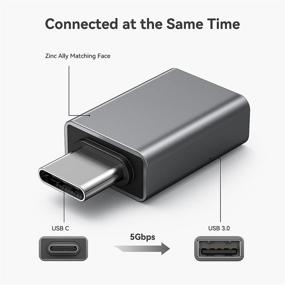 img 1 attached to 💻 Enhanced Connectivity: Thunderbolt Female Adapter for MacBook Devices